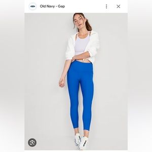Old Navy Active powersoft blue leggings